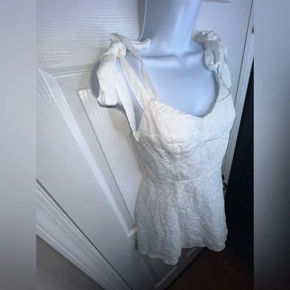 NWT Hello Molly Women’s Large US 8 You And I Tonight Dress Mini White AU 12 - Picture 14 of 16